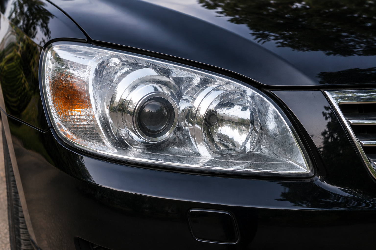 Before Headlight Restoration